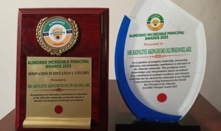 Award of the Overall Best Principal in Alimosho Lagos